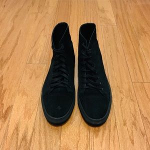 ALL SAINT BLACK SUEDE SNEAKERS